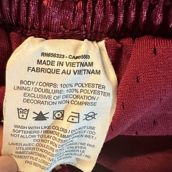 NIKE MENS DRI FIT GIANNIS MESH 6" BASKETBALL SHORTS DARK BEETROOT SIZE M (a3 - Picture 12 of 15